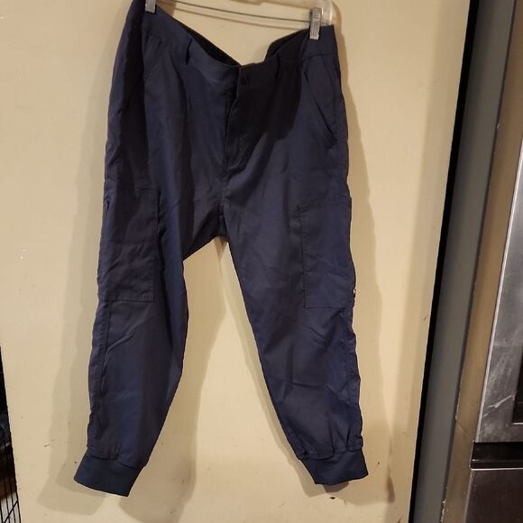 Woman's PrAna cargo charcoal Pants Size 14 - Picture 1 of 6